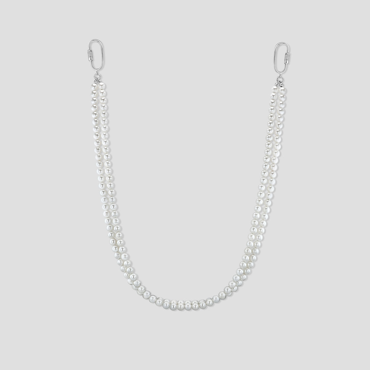 Double Pearl Wallet Chain
