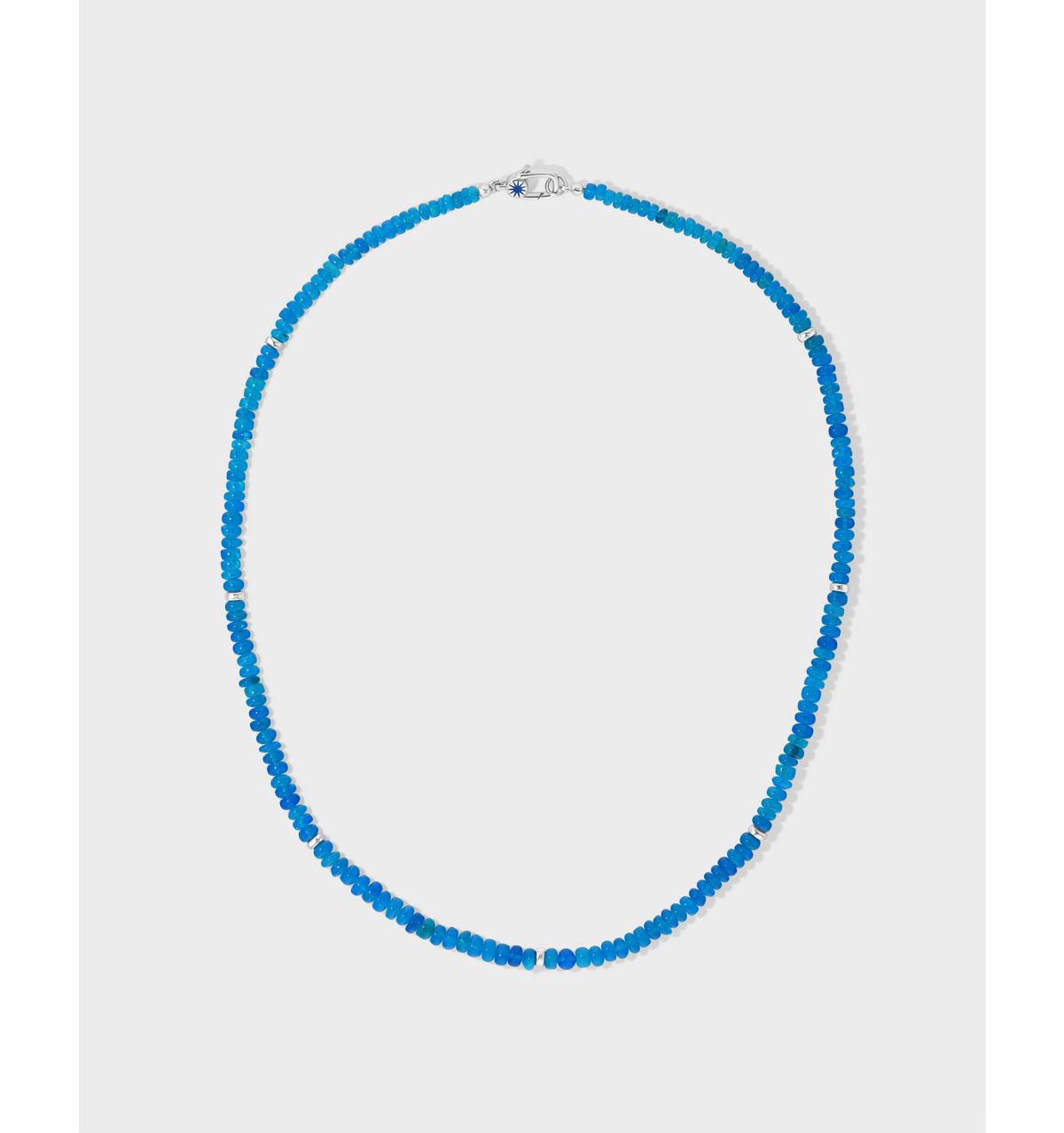 Polite Blue Opal Necklace