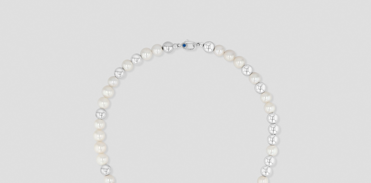 Pearl Cross Necklace