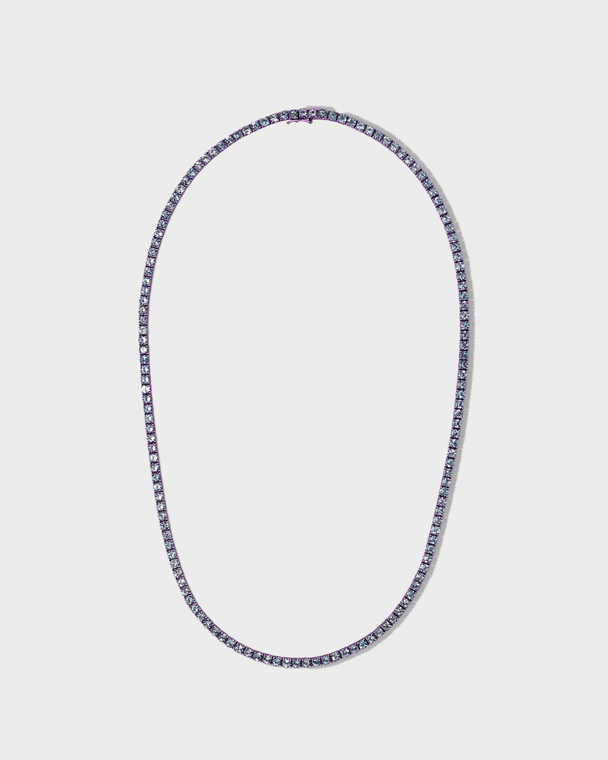 Aero Tennis Necklace Purple