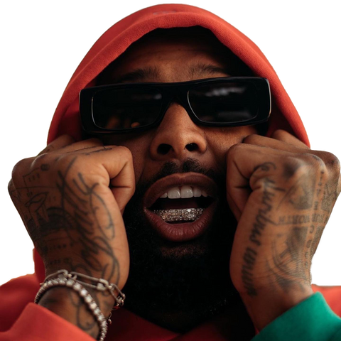 Odell Beckham Jr. wearing the Terra Black Acetate