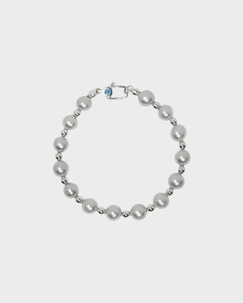 Silver Pearl Bracelet
