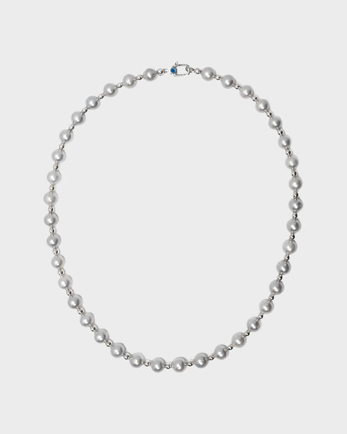 Silver Pearl Necklace