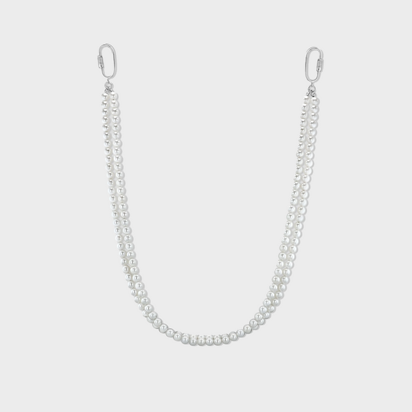 Double Pearl Wallet Chain