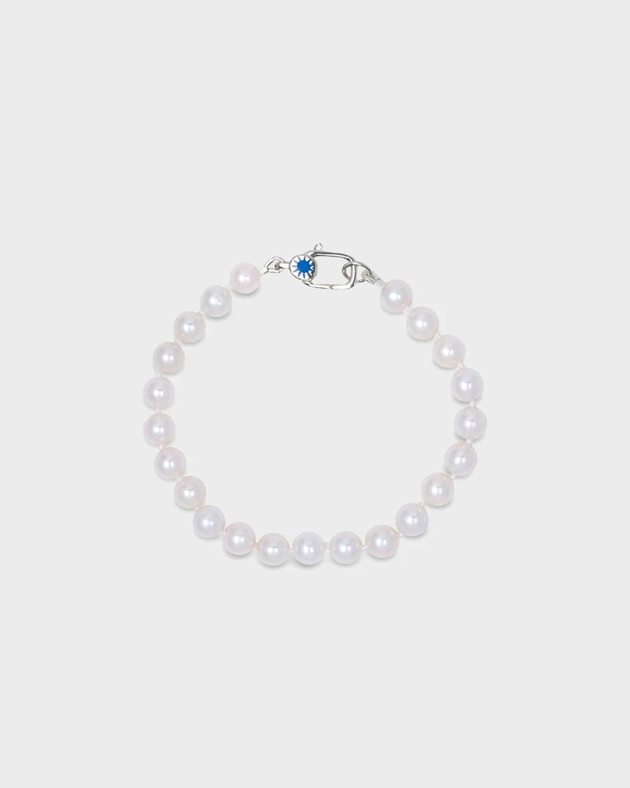 Classic Pearl Bracelet Silver