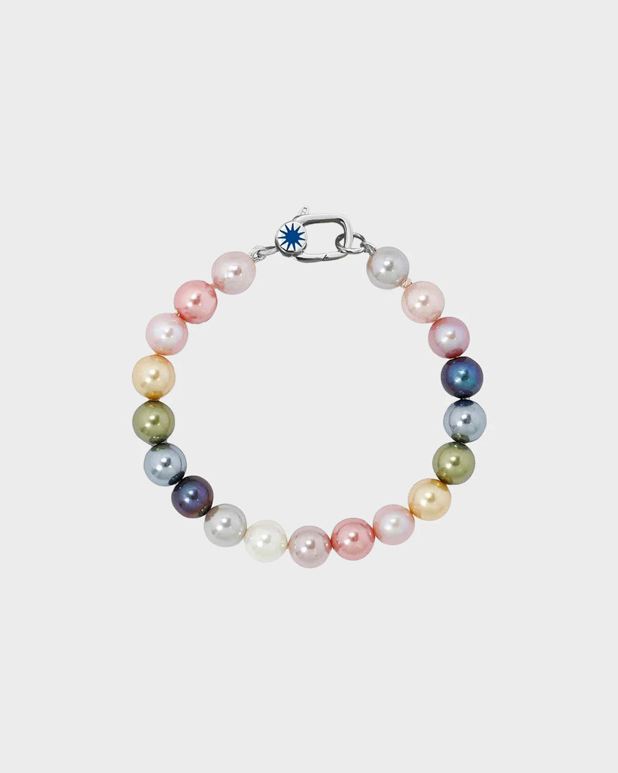 Multicolor Pearls Silver Gift Set