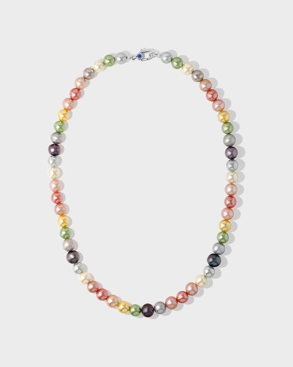 Multi Color Pearl Necklace