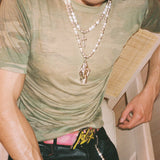 Pearl Cross Necklace