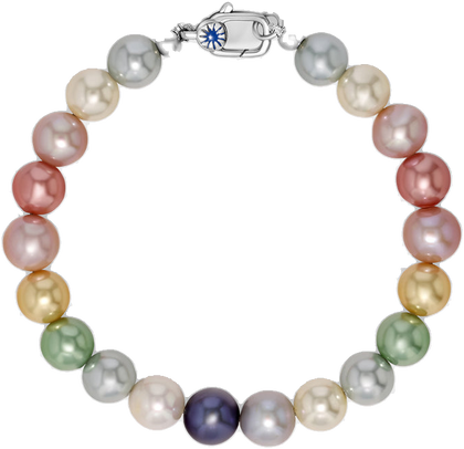 Multi Color Bracelet Silver