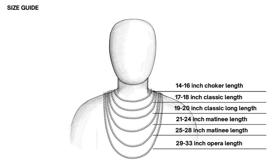 Necklace size guide