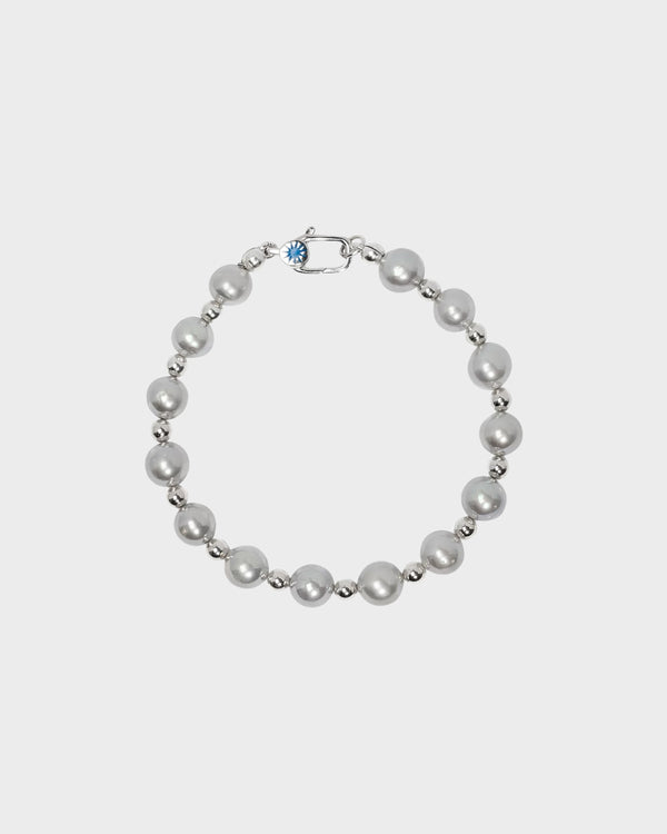 Silver Pearl Bracelet