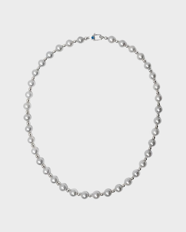 Silver Pearl Necklace