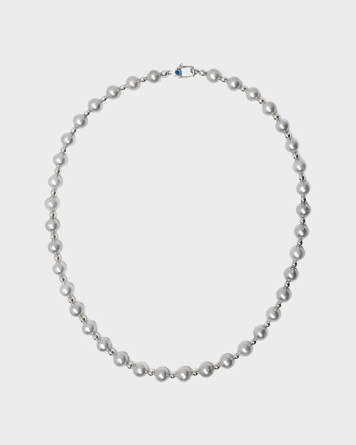 Silver Pearl Necklace