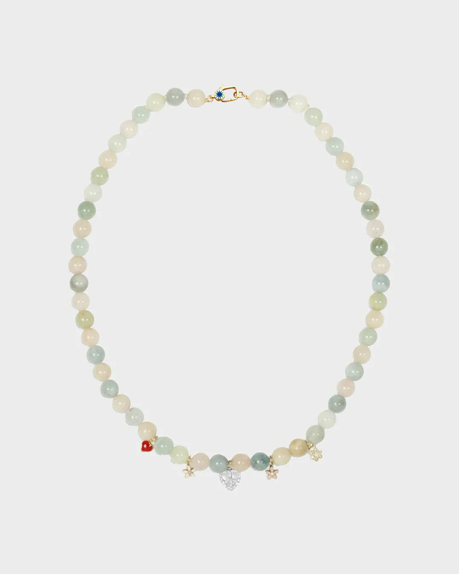 Gemstone Charm Necklace Polite Worldwide