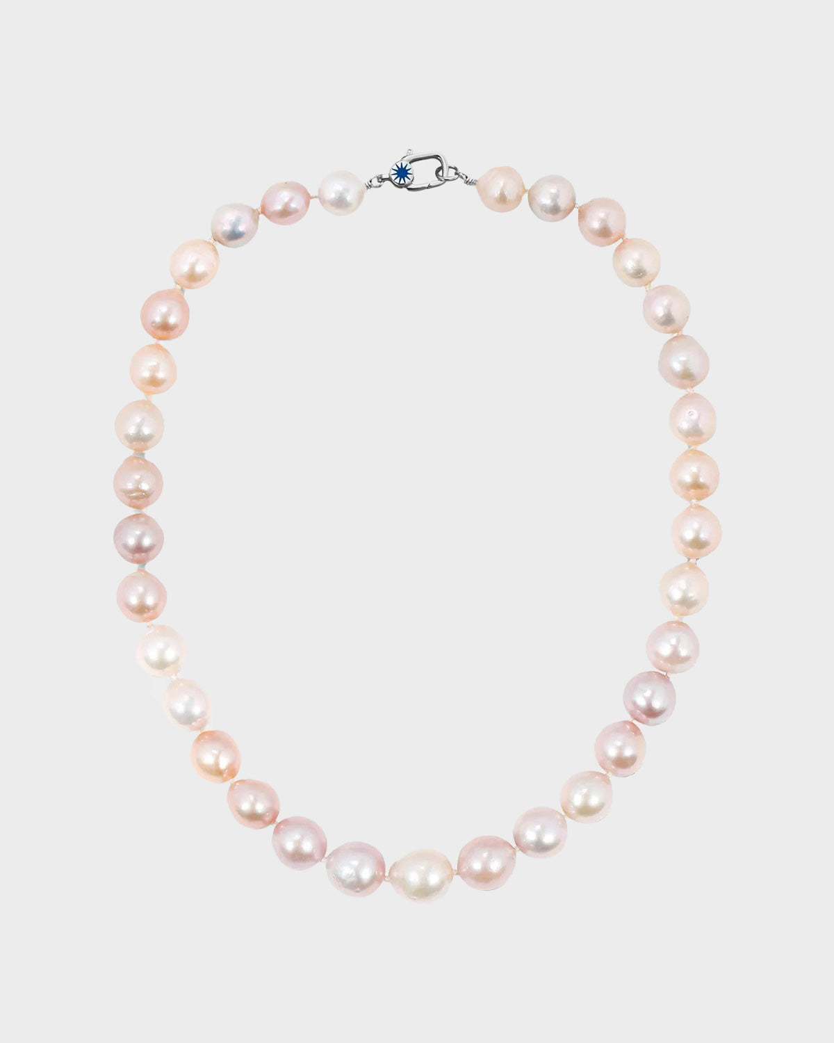 Slowing Pink Pearl Necklace Pink 18