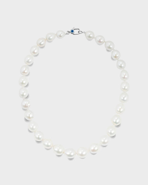 Jumbo White Pearl Necklace