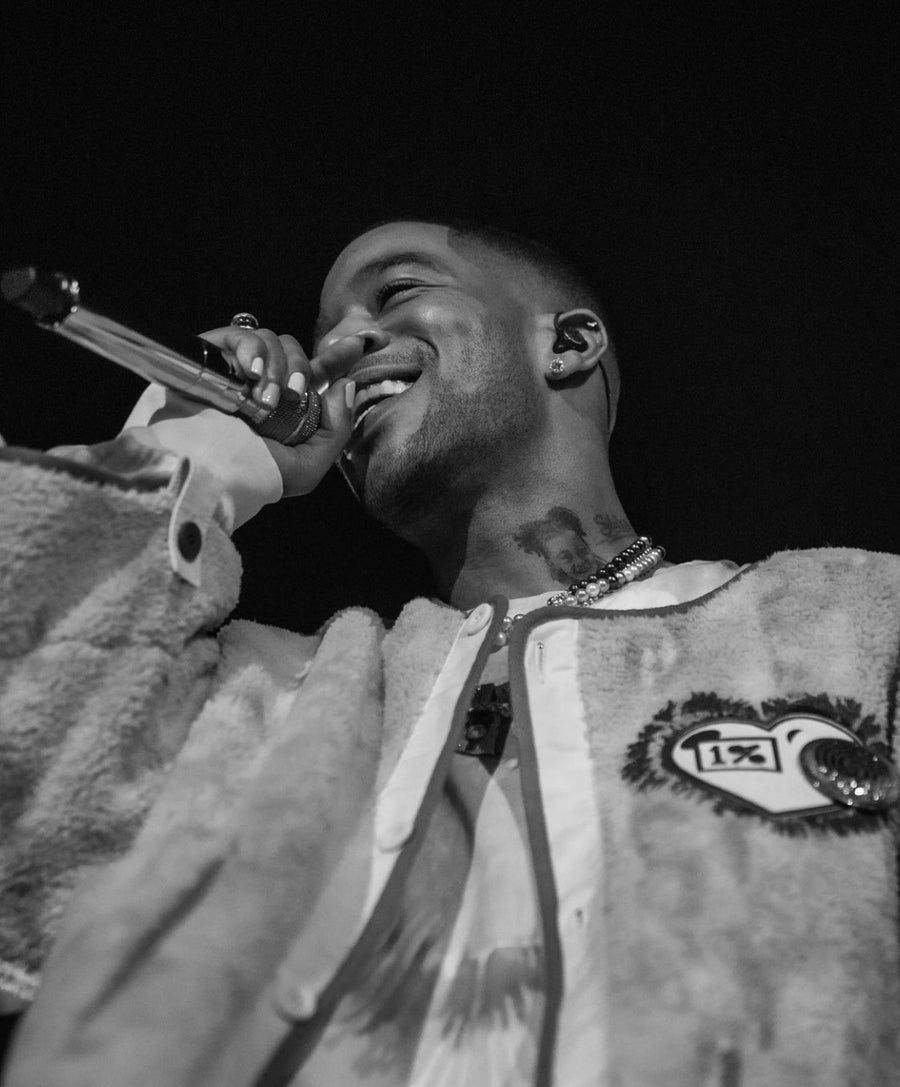 Kid Cudi wearing Grounded Necklace Polite Worldwide