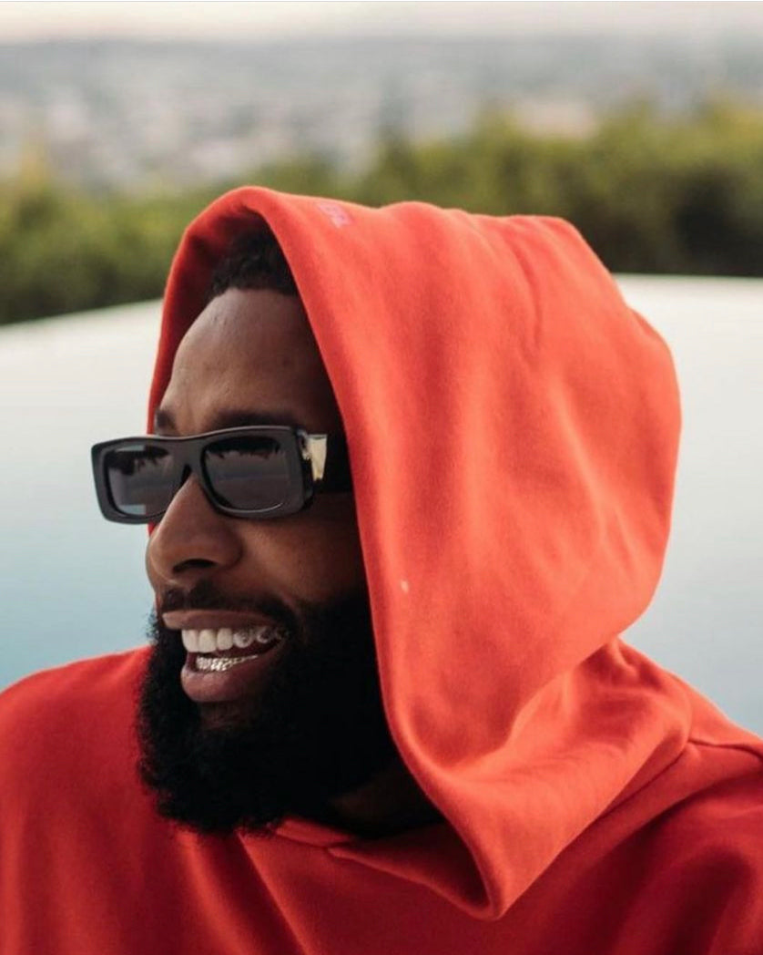 Odell beckham wearing Terra Black Sunglasses Polite Worldwide