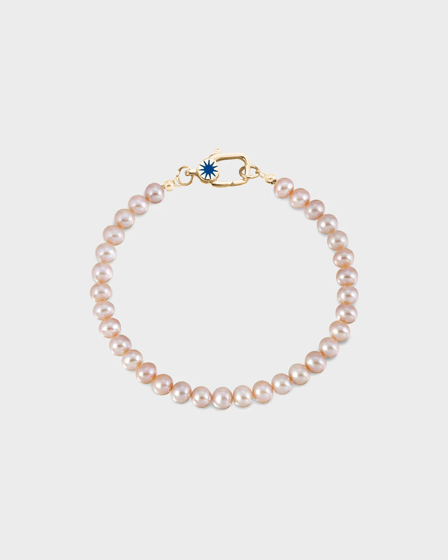Pink Pearl Bracelet Gold Polite Worldwide
