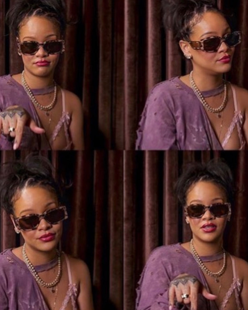 Rihanna wearing Dreamy multi color necklace Polite Worldwide