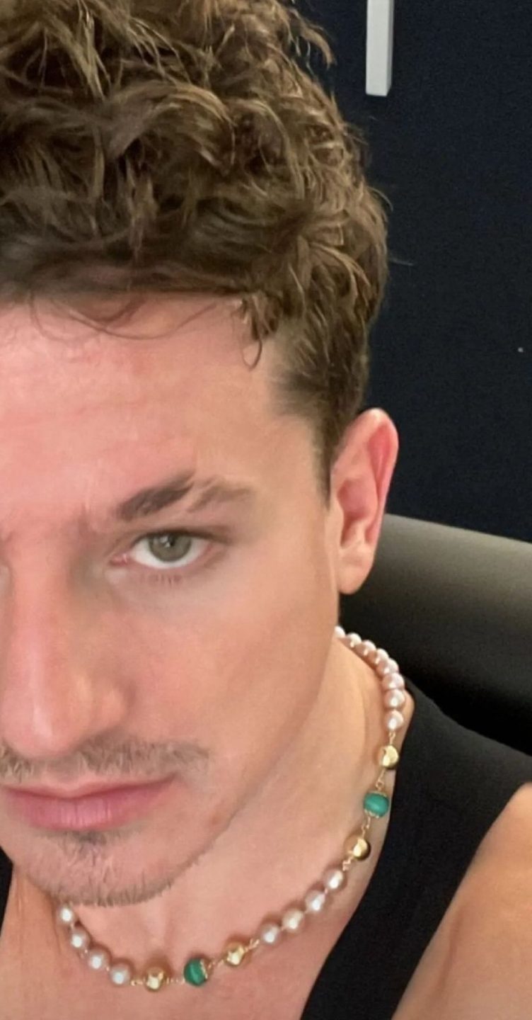 Charlie Puth wearing the Tradition Necklace