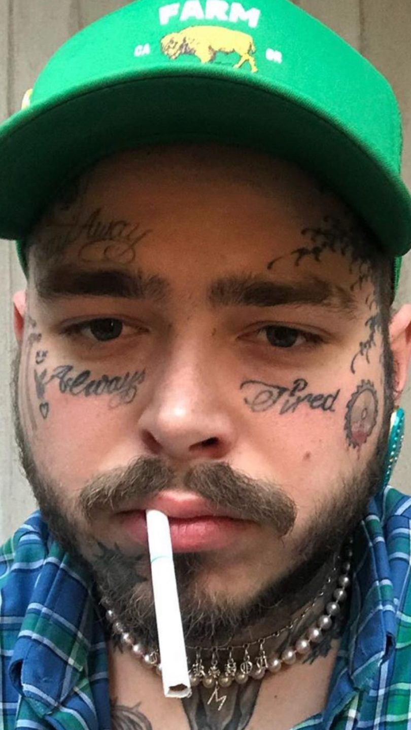 Post Malone wearing Polite Worldwide
